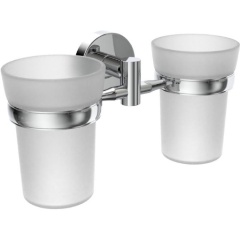 Изображение товара Стакан для ванной комнаты двойной D-Lin D212100, хром