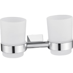 Изображение товара Стакан для ванной комнаты двойной Shevanik SG5722, хром