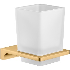 Изображение товара Стакан для ванной комнаты Rav Slezak NIL NLA0201ZK, золото брашированное