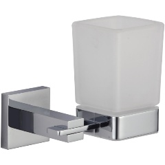 Изображение товара Стакан для ванной комнаты Savol S-06558A хром настенный стеклянный