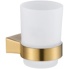 Изображение товара Стакан для ванной комнаты Shevanik SG5712G, золотой сатин
