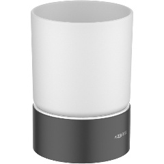 Изображение товара Настольный стакан AQUATEK AQ4428MB ЛИРА матовый черный для ванной