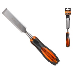 Изображение товара Стамеска плоская STARTUL MASTER 24мм (ST4072-24) (обрезиненная рукоятка, металлический затыльник)