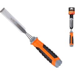 Изображение товара Стамеска плоская STARTUL PROFI 20мм (ST4075-20) (обрезиненная рукоятка, металлический затыльник)