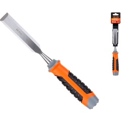 Изображение товара Стамеска плоская STARTUL PROFI 22мм (ST4075-22) (обрезиненная рукоятка, металлический затыльник)