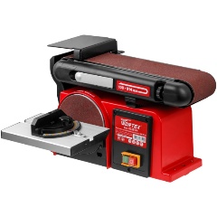 Изображение товара Станок ленточно-шлифовальный WORTEX GM 1528 мощный и универсальный