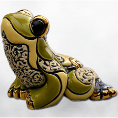 Изображение товара Коллекционная керамическая статуэтка прыгун лягушонок от De Rosa