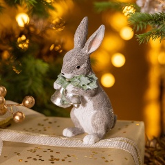 Изображение товара Статуэтка кролик LEFARD из полистоуна 9х7х15 см для интерьера или подарка