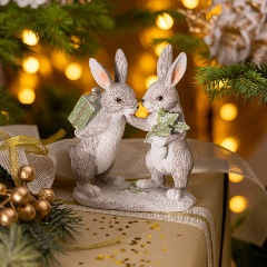 Изображение товара Статуэтка LEFARD "кролики", 10,5х6х13 см