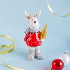 Изображение товара Статуэтка LEFARD олень 10,3х8х20,8 см интерьерная фигурка для интерьера