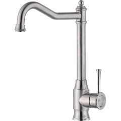 Изображение товара Смеситель для кухни STEEL HAMMER SH 5208 INOX из нержавеющей стали