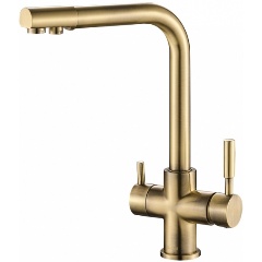 Изображение товара Смеситель STEEL HAMMER SH 552 BRONZE для кухонной мойки, для фильтра