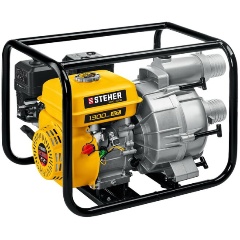 Изображение товара Мотопомпа бензиновая STEHER для грязной воды WPD-1300