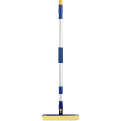 Изображение товара Щетка для мытья окон ЛАЙМА (вращающаяся, телескопическая ручка, рабочая часть 25 см)