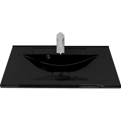 Изображение товара Раковина STELLA POLAR Корвет 80 черный металлик / км