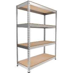 Изображение товара Стеллаж IRONMEBEL Optimus Hook Pro 200x150x60 см металлический с 4 полками