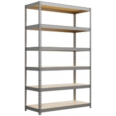 Изображение товара Стеллаж IRONMEBEL Optimus Hook Pro 2500x1500x600 мм, 6 ярусов