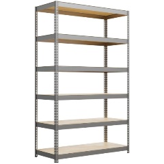 Изображение товара Стеллаж IRONMEBEL optimus hook pro 2500x1800x600 мм, 6 ярусов