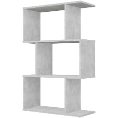 Изображение товара Стеллаж Polini Home Smart фигурный 3 секции, бетон