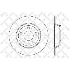 Изображение товара Диск тормозной передний STELLOX для AUDI A4 1.6/1.9TDi 95