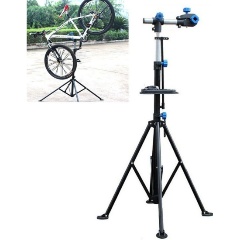 Изображение товара Стенд 00-170311 ремонтн. вело до 30кг, профи алюм. складной регулируемый с лотком и доп креп. HORST