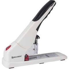 Изображение товара Степлер ЭНЕРГОСБЕРЕГАЮЩИЙ МОЩНЫЙ №24/6-23/17 BRAUBERG "Easy Press", до 120 листов, БЕЗ УСИЛИЙ, 227664