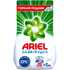 Изображение товара ARIEL Горный родник 3 кг стиральный порошок для автоматической стирки