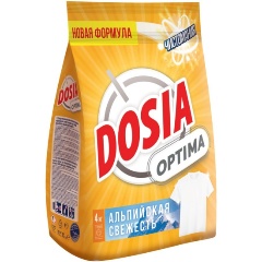 Изображение товара Стиральный порошок DOSIA Optima Альпийская Свежесть 4 кг