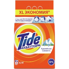 Изображение товара Стиральный порошок TIDE Альпийская свежесть 4.5 кг