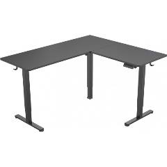 Изображение товара Стол для компьютера геймерский с электроприводом черный 140х72х60 см