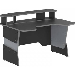 Изображение товара Стол геймерский SKYLAND (1уп) STG 1390 Антрацит/Металлик 1360х1000х925