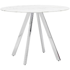 Изображение товара Стол обеденный STOOL GROUP Хьюстон, 100*100, белый, стеклянный