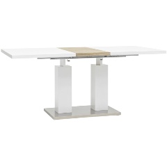 Изображение товара Стол обеденный STOOL GROUP Сиэтл, раскладной, 140-180*90, глянцевый белый