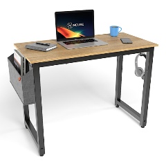 Изображение товара Офисный стол INCUBE D004.100.NAT NATURAL бежевый антивандальный из ДСП и металла