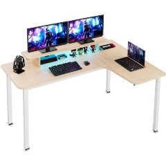 Изображение товара Угловой компьютерный стол EUREKA L60R-MW из массива дерева, 155 см, Maple