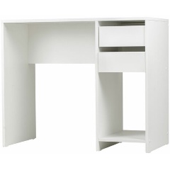 Изображение товара Стол письменный /компьютерный BRABIX Scandi CD-017 (ш900*г450*в750мм), 2 ящика, белый, 641894