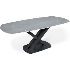 Изображение товара Стол раскладной Sheffilton SHT-T75 серый светлый/черный