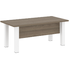 Изображение товара Стол руководителя RIVA LT.D-18.1 Вяз Благородный/Металл Белый 1800*900*750 Yalta