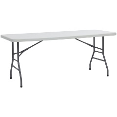 Изображение товара Стол складной банкетный пластиковый Кейт 182*74*74см