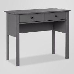 Изображение товара Туалетный столик САГА серый 92х45 см с 2 ящиками ГУД ЛАКК