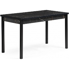 Изображение товара Стол WOODVILLE деревянный Оригон дуб делано / черный матовый