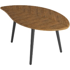 Изображение товара Стол журнальный Калифорния Берли (12 мм) дуб американский