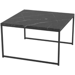 Изображение товара Журнальный стол КАЛИФОРНИЯ МЕБЕЛЬ Овер черный мрамор стиль лофт