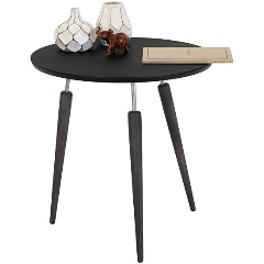 Изображение товара Столик журнальный Мебелик BeautyStyle 22 черный элит/металл/эбеновое дерево