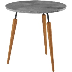 Изображение товара Столик журнальный Мебелик BeautyStyle 22 орех гикори grey/черный/бук