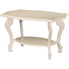 Изображение товара Стол журнальный МЕБЕЛИК Берже 1 слоновая кость