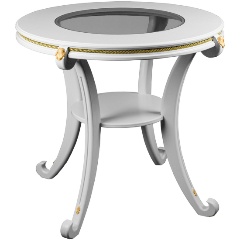 Изображение товара Столик журнальный Мебелик Глория С молочный дуб