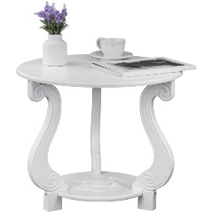 Изображение товара Столик журнальный Мебелик Грация (М) ЛАЙТ Белый