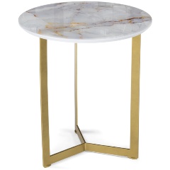 Изображение товара Стол журнальный WOODVILLE Роб D-450 золото