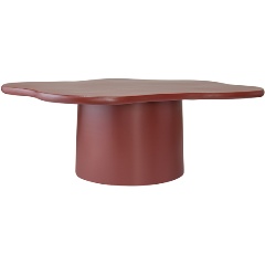 Изображение товара Столик кофейный Bergenson Bjorn Fluid 86х56х30 см, алюминий, сепия (BB0000901)